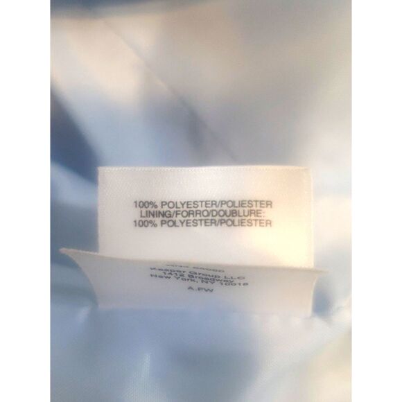 Black Label by Evan Picone Blue Sleeveless Empire Waist Sheath Dress Size 14 - Picture 8 of 8